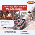 Concrete Block Plant Manufacturers in Hyderabad |7675989961|Buildmate