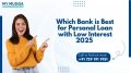 Best Bank for Personal Loans in India